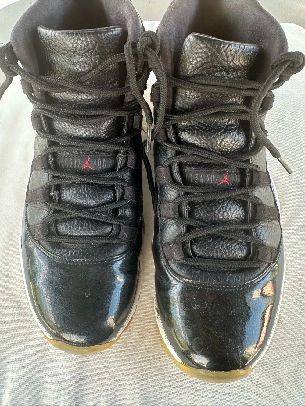Air Jordan 11 Retro “72-10” Black Gym Red Size 10.5 Men’s Sneakers Size 10.5